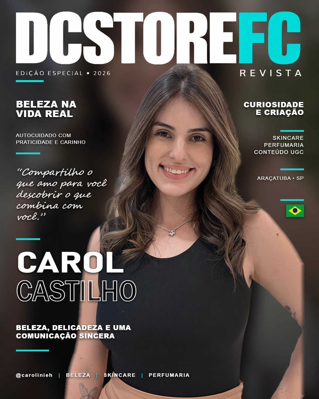 Capa de matéria de Carol Castilho