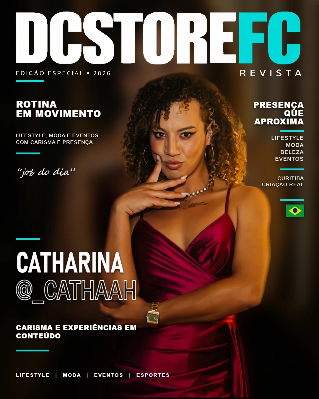 Capa de matéria de Catharina