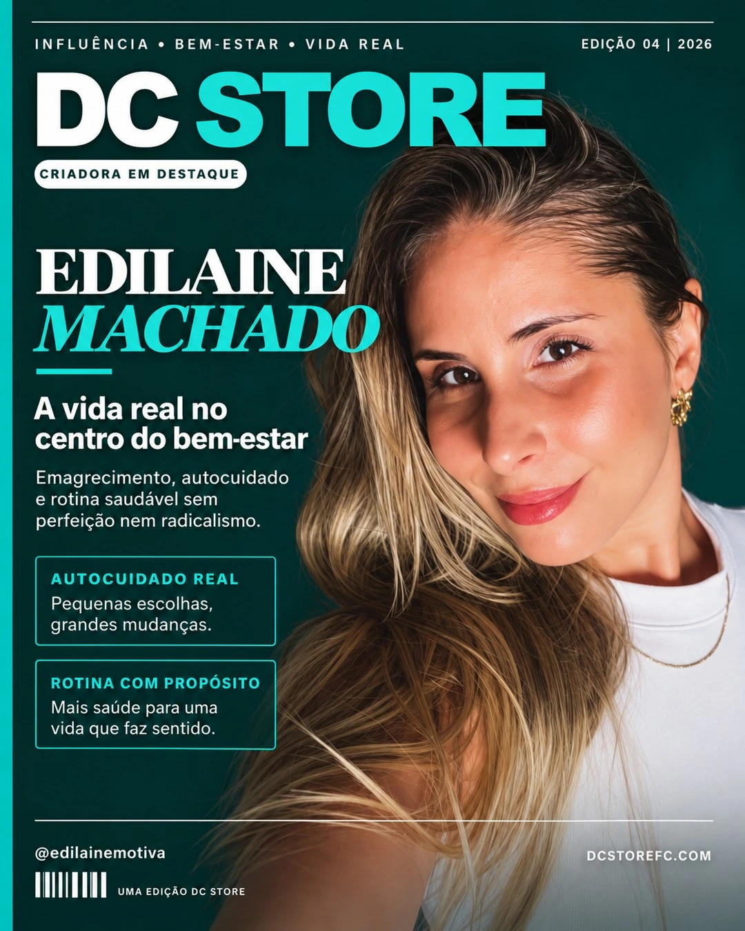 Capa de matéria de Edilaine Machado