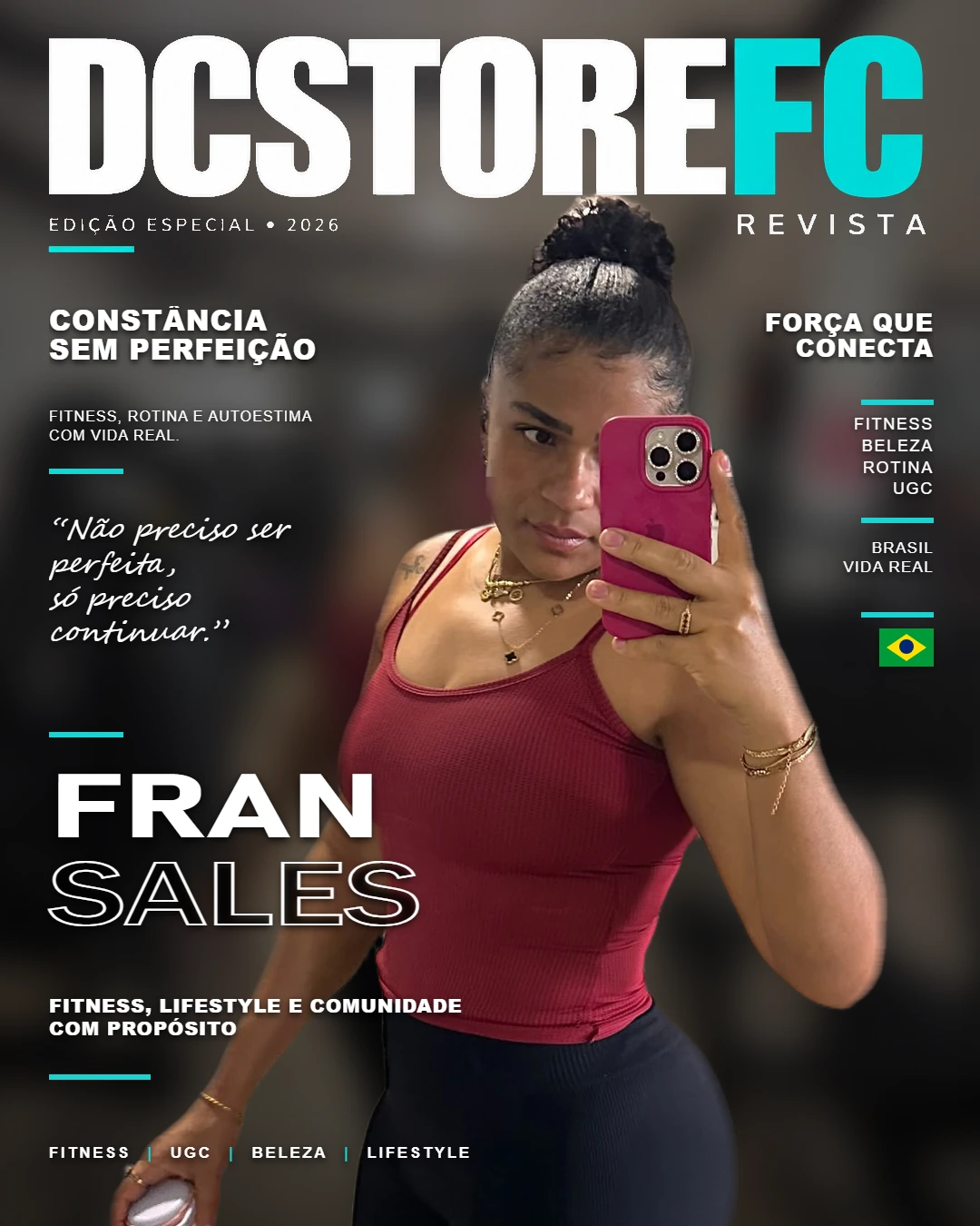 Capa de matéria de Fran Sales