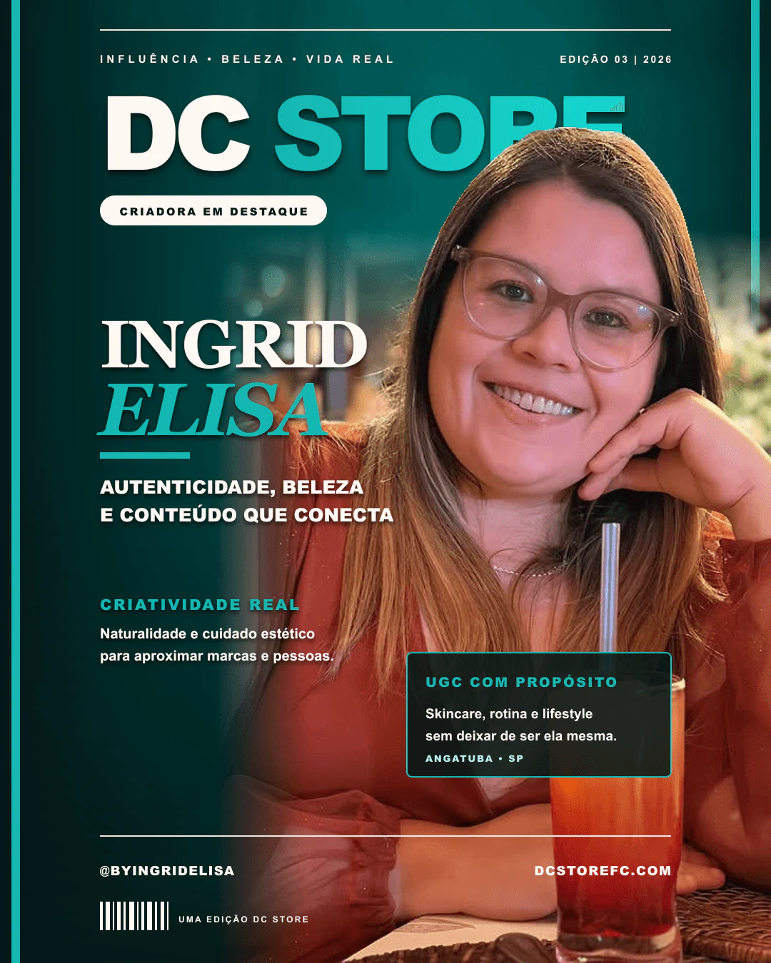 Capa de matéria de Ingrid Elisa