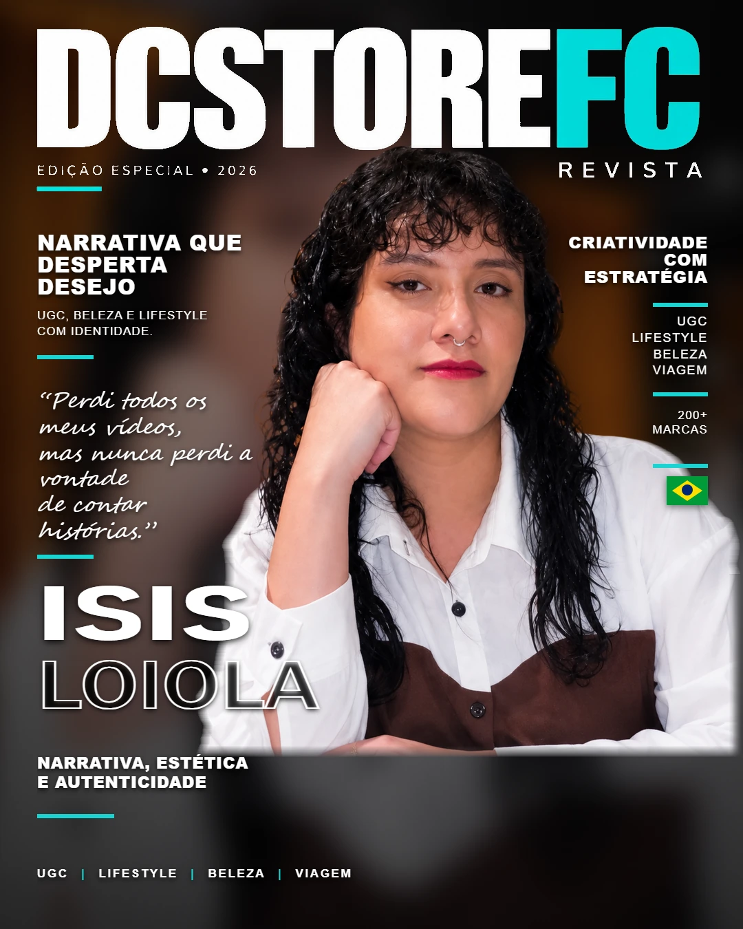 Capa de matéria de Isis Loiola