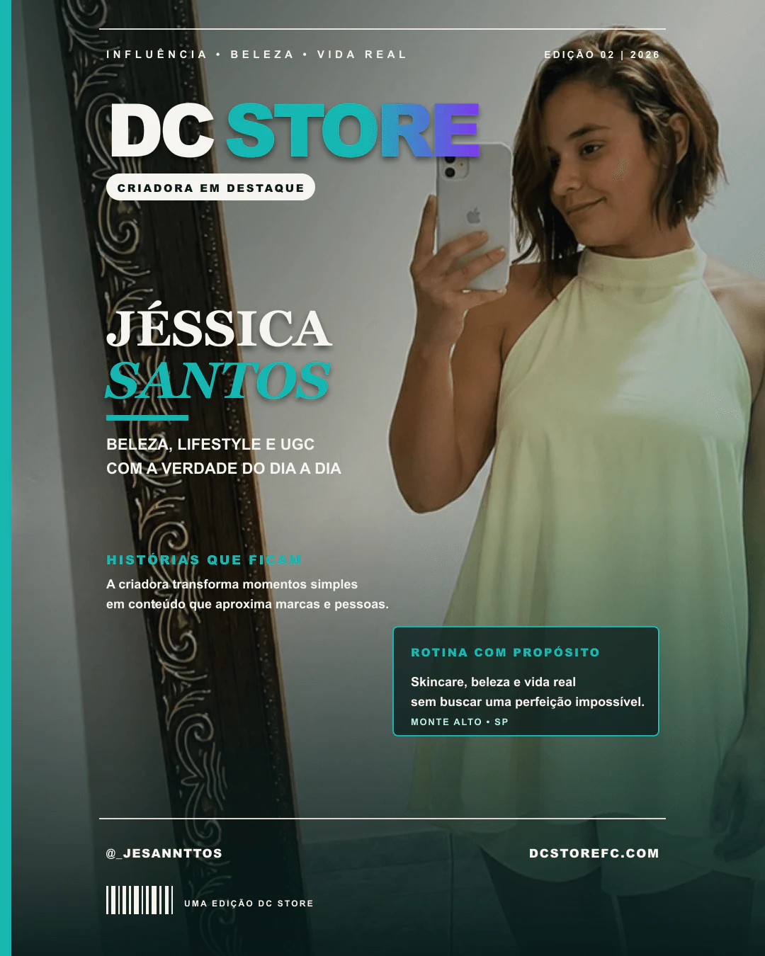 Capa de matéria de Jéssica dos Santos
