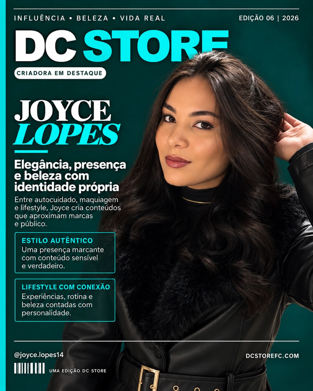 Capa de matéria de Joyce Lopes