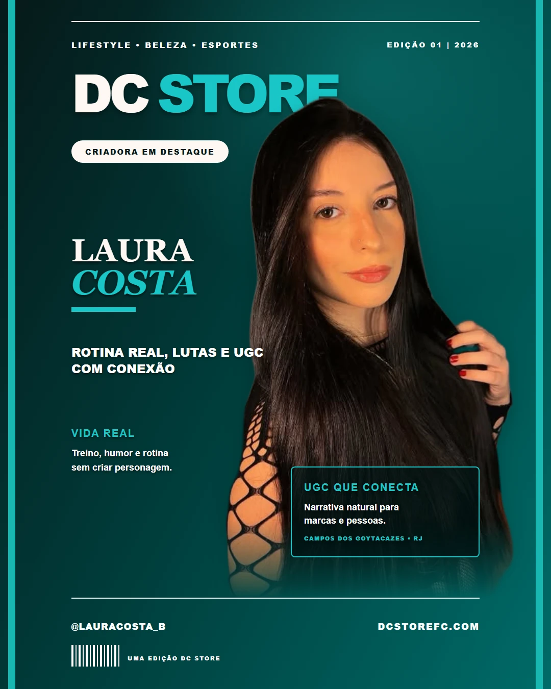 Capa de matéria de Laura Costa