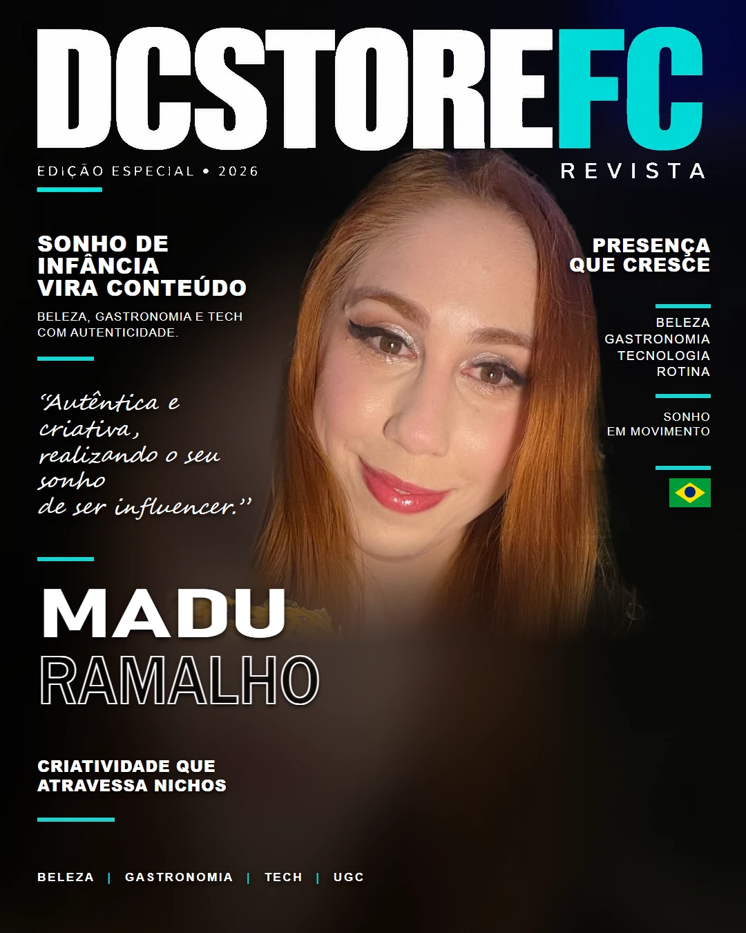 Capa de matéria de Madu Ramalho