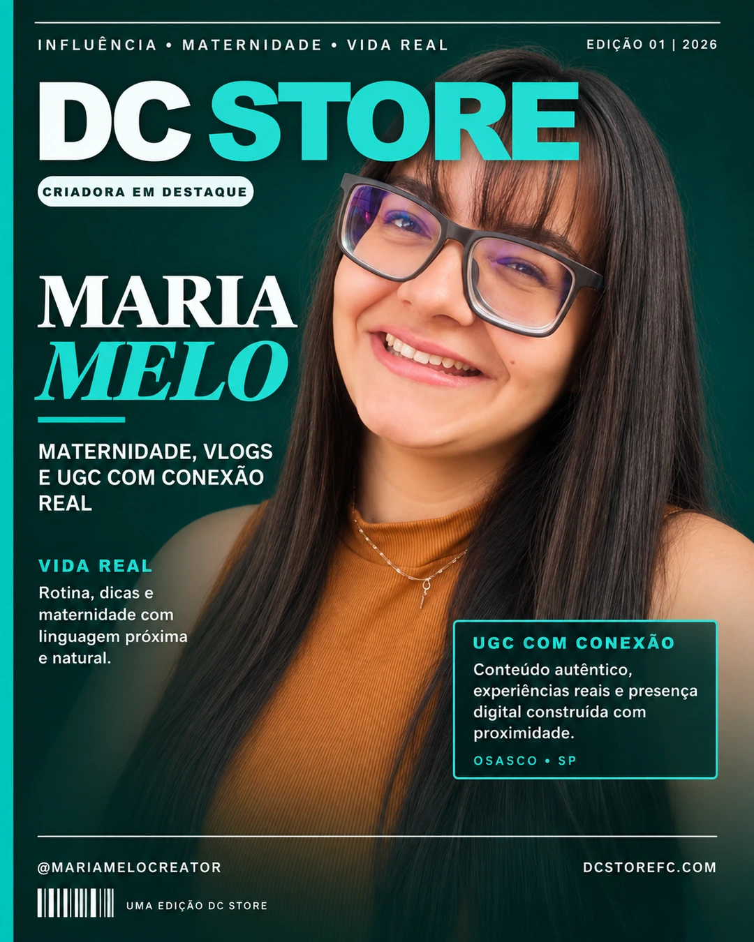 Capa de matéria de Maria Melo