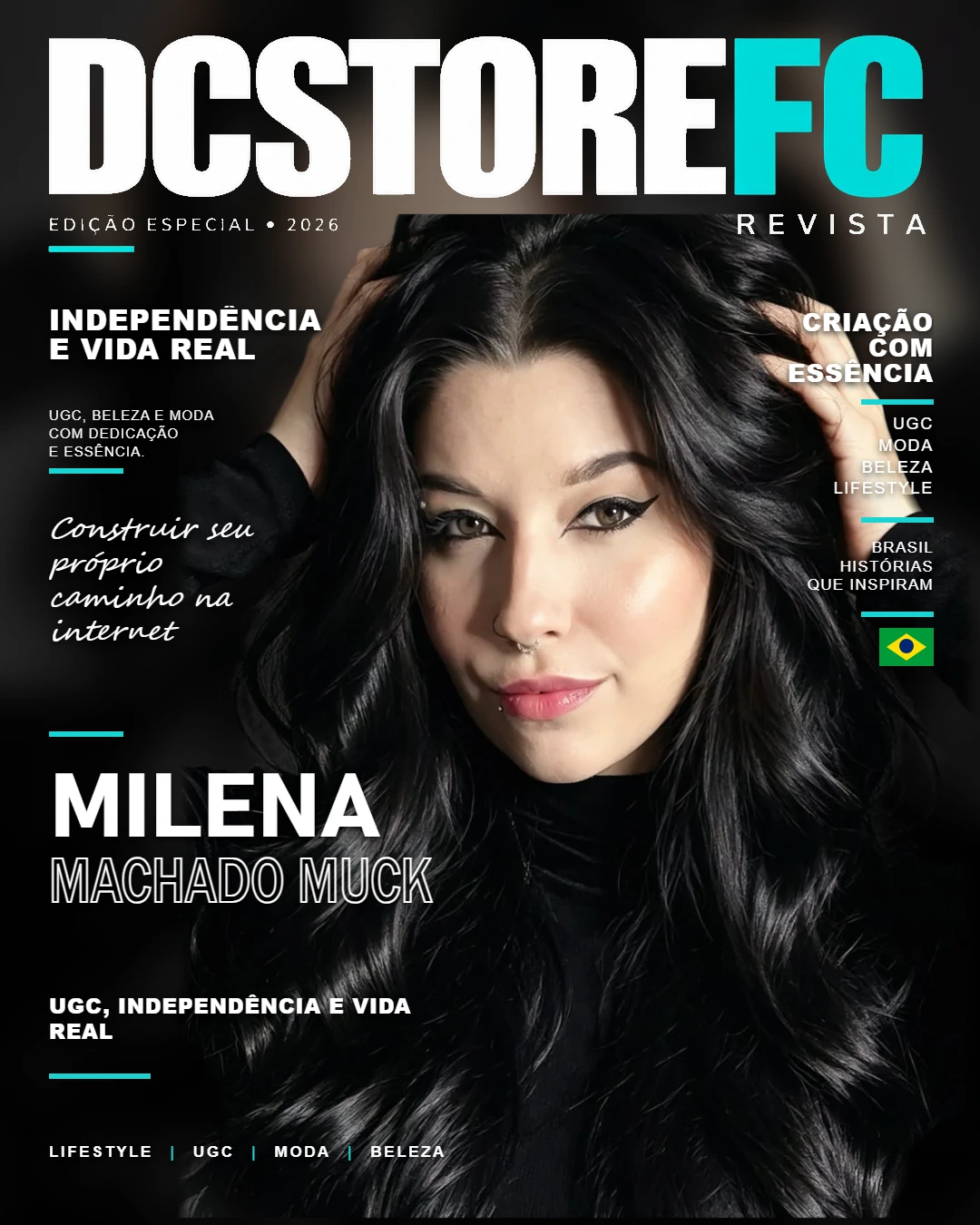 Capa de matéria de Milena Machado Muck