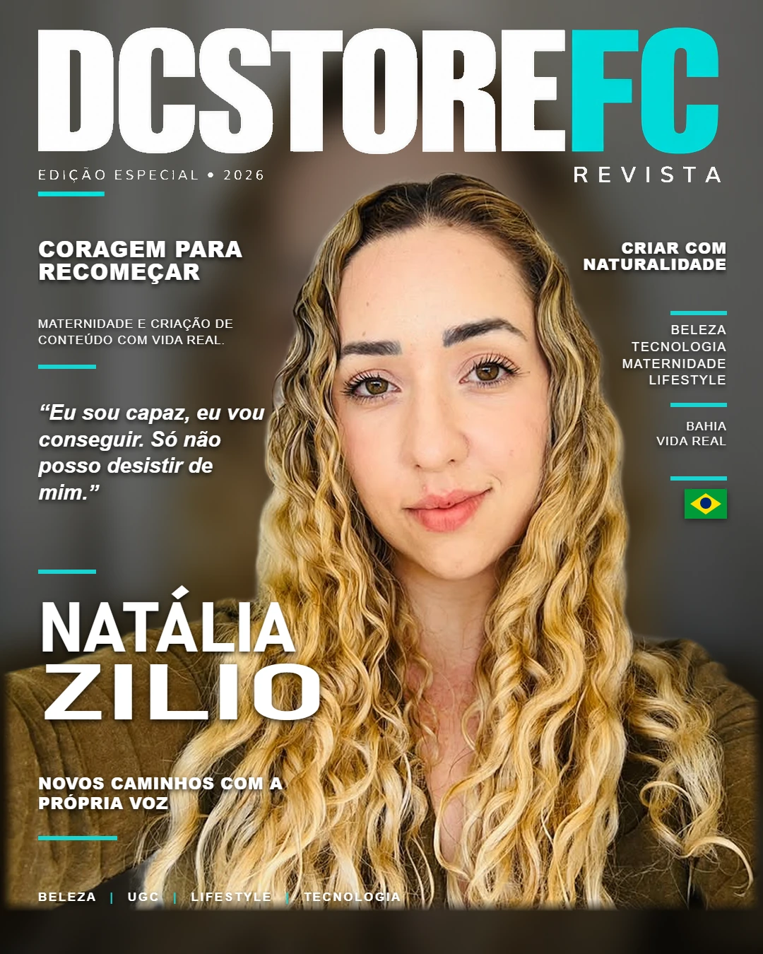 Capa de matéria de Natália Zilio
