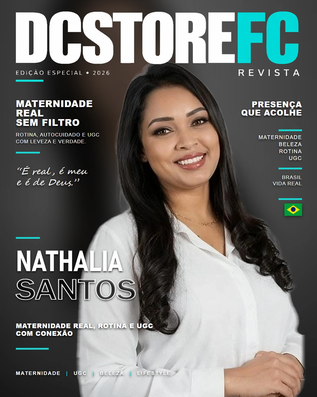 Capa de matéria de Nathalia Santos