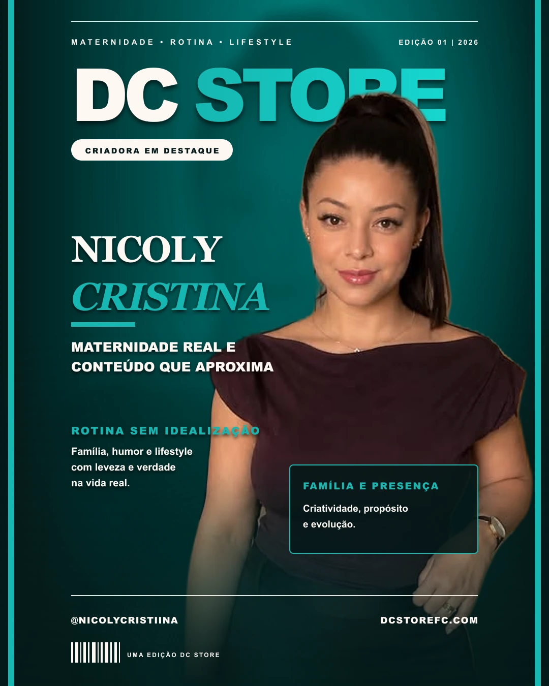 Capa de matéria de Nicoly Cristina