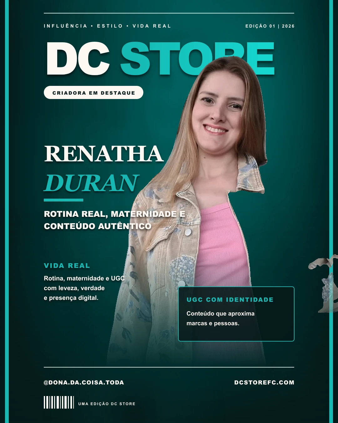 Capa de matéria de Renatha Duran