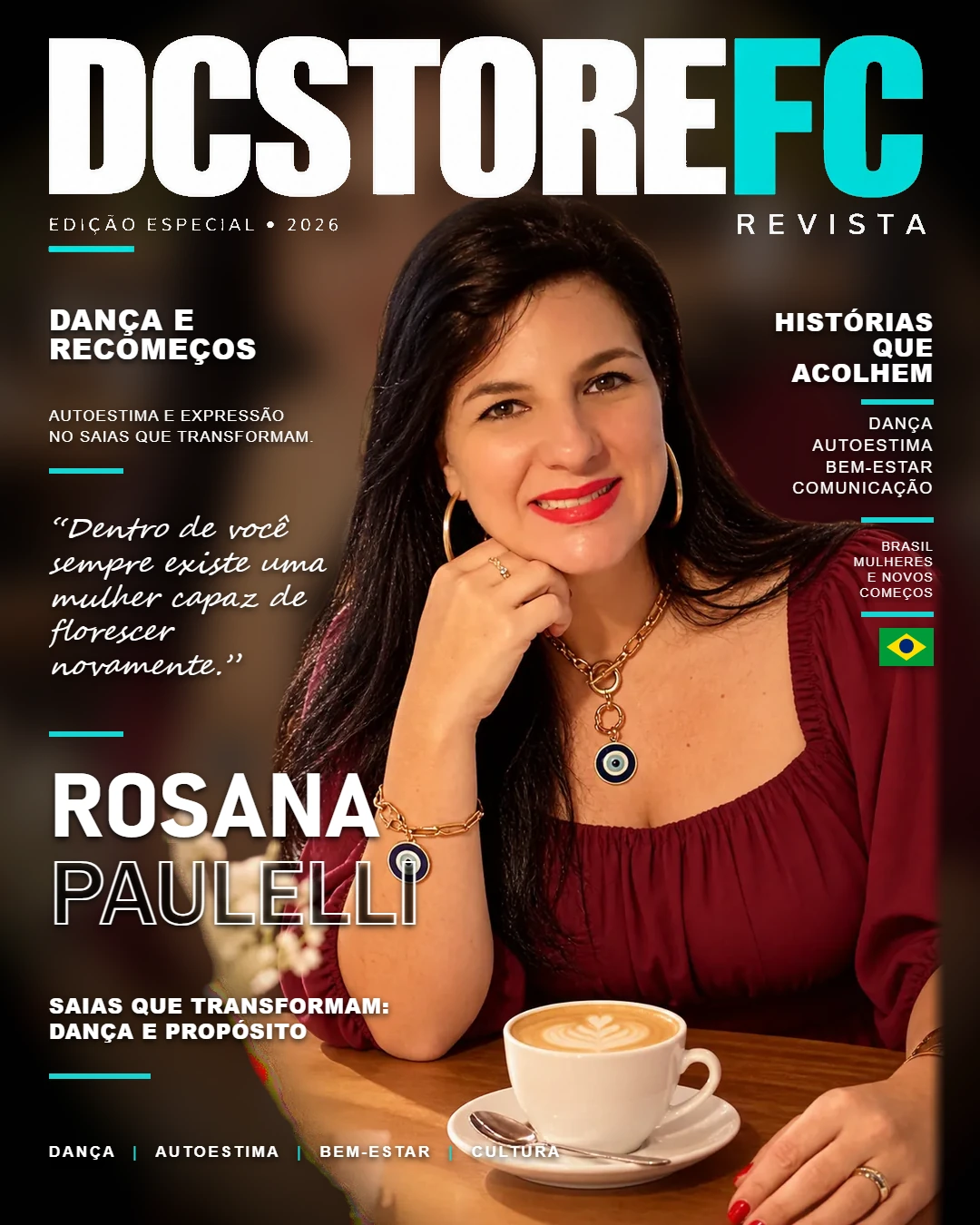 Capa de matéria de Rosana Paulelli