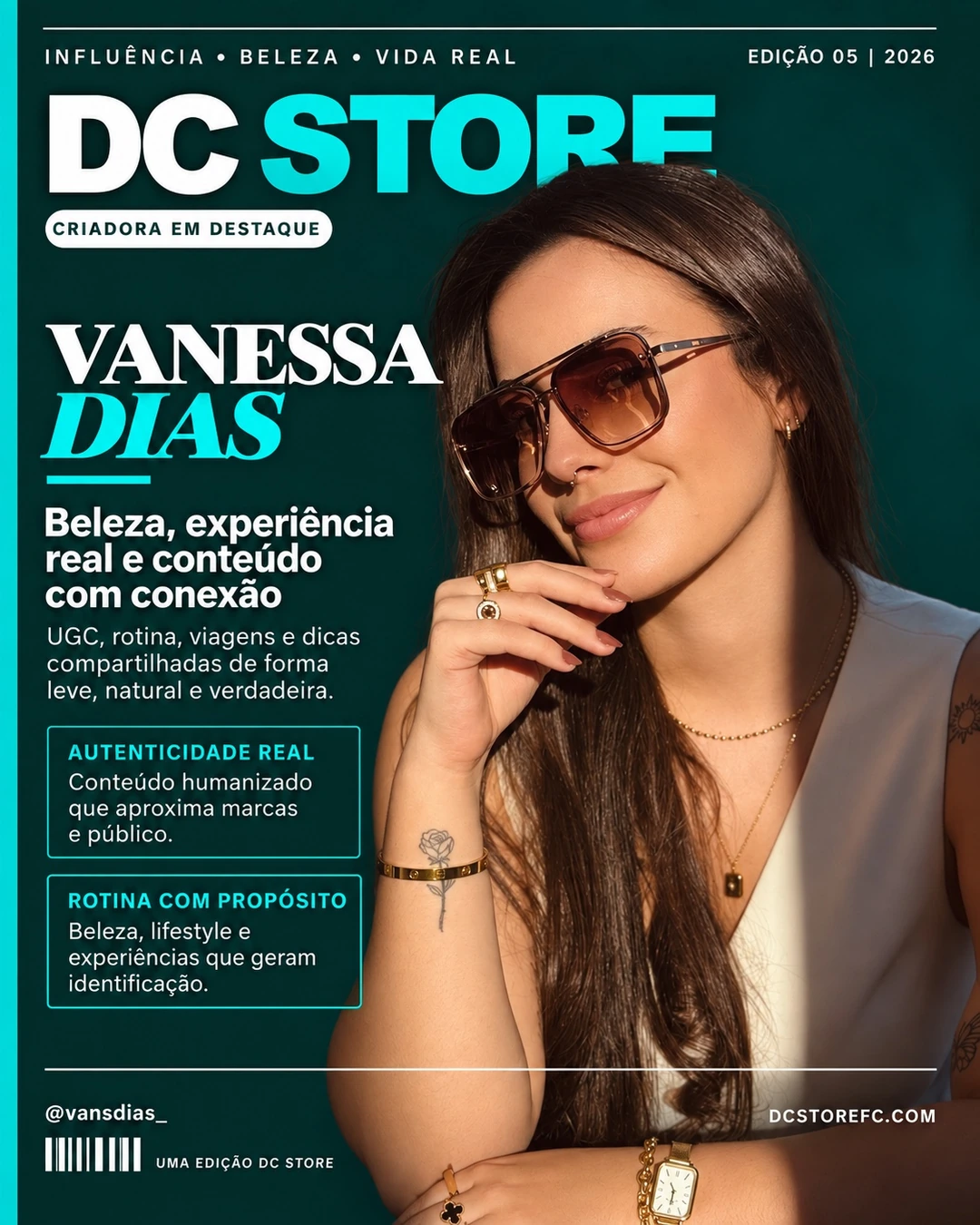 Capa de matéria de Vanessa Dias
