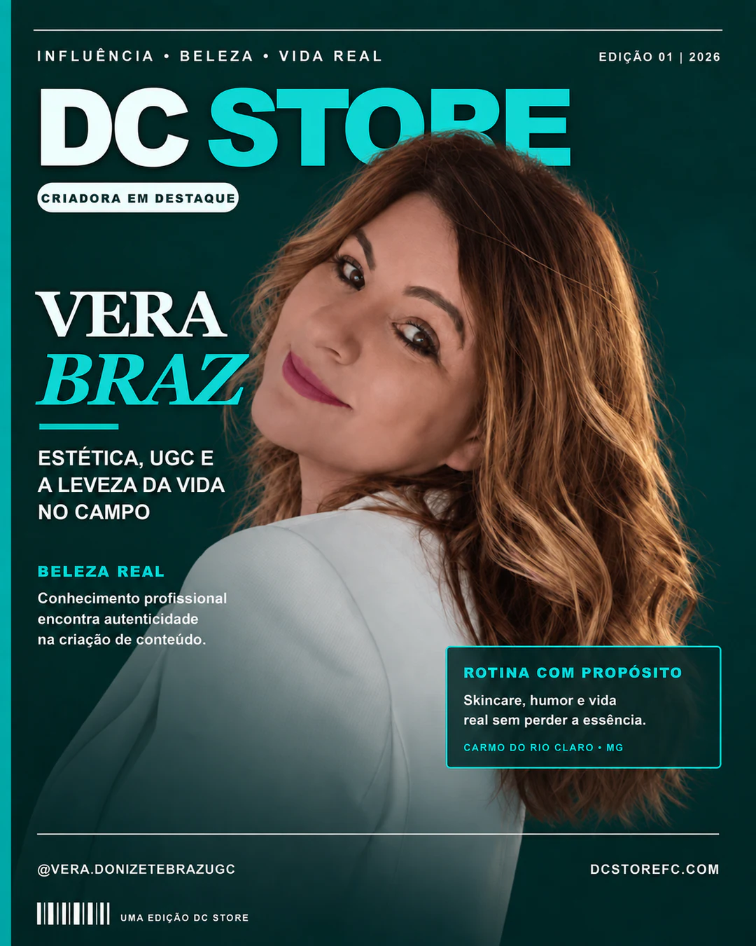 Capa de matéria de Vera Donizete Braz