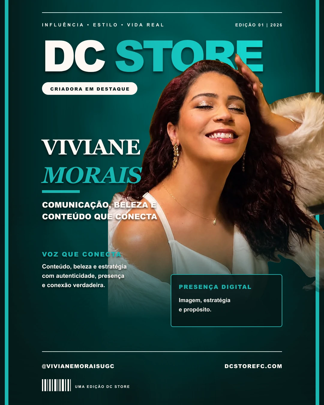 Capa de matéria de Viviane Morais