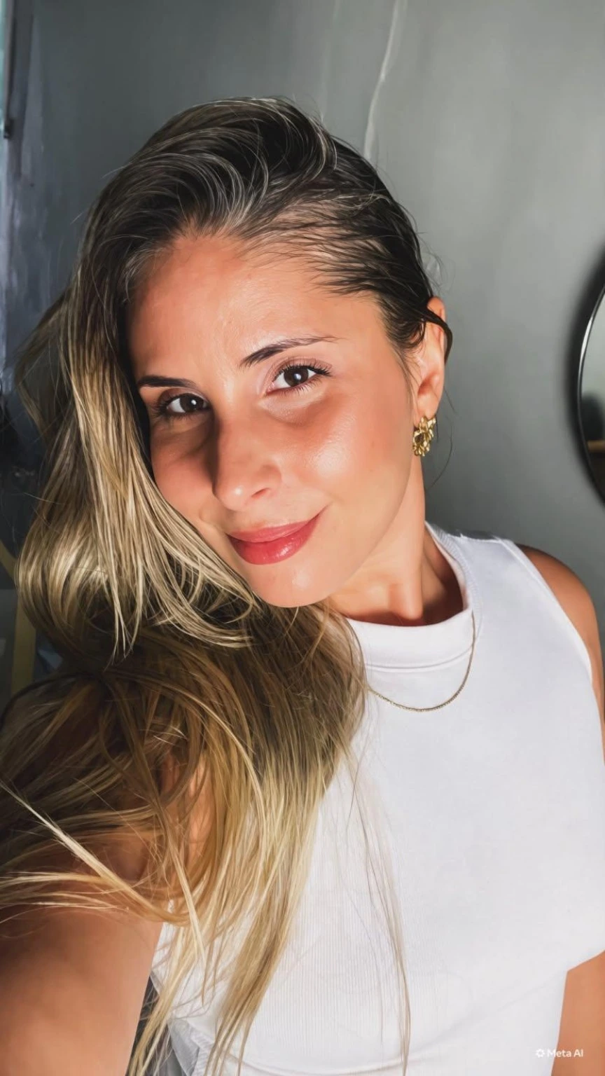 Retrato de Edilaine Machado, criadora de conteúdo de saúde, bem-estar e lifestyle