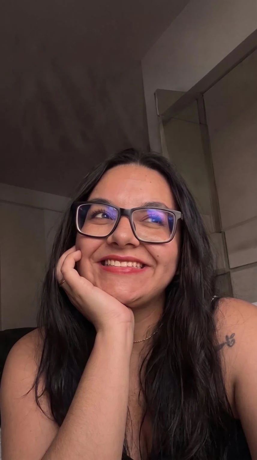 Maria Melo em registro de rotina