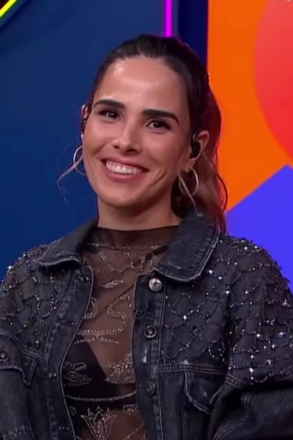 Wanessa Camargo durante participação no programa TVZ em 2023