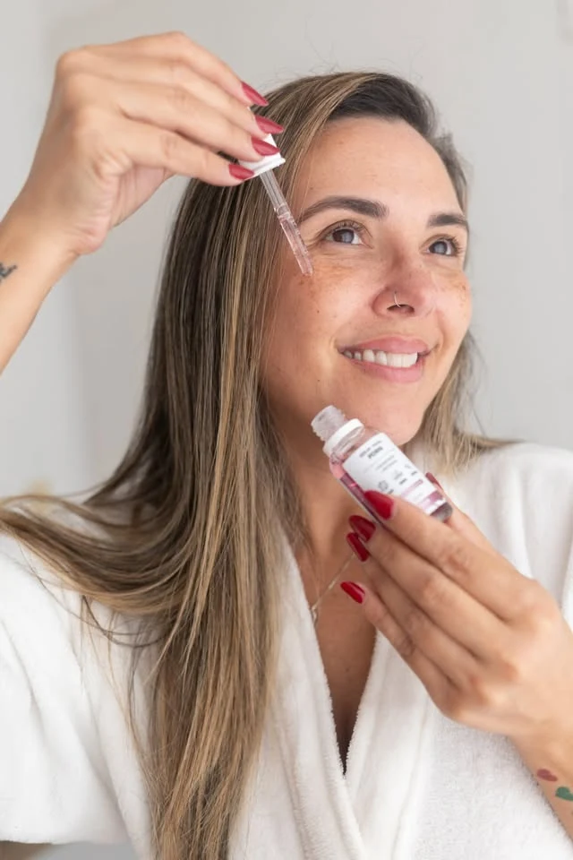 Pérola D’Ávila em conteúdo de skincare