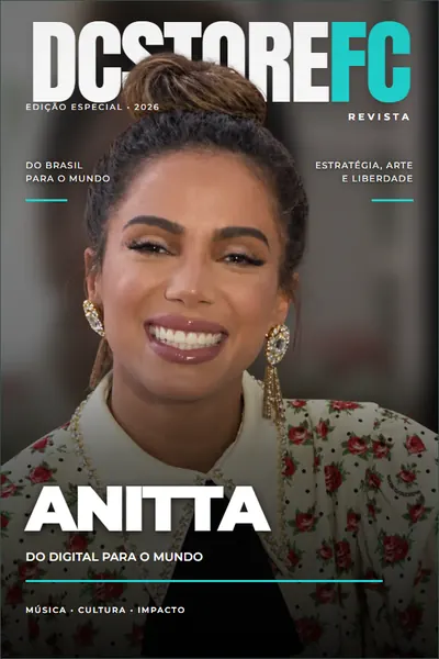 Capa da Revista DC Store com Anitta