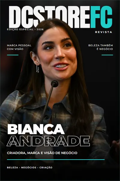 Capa da Revista DC Store com Bianca Andrade