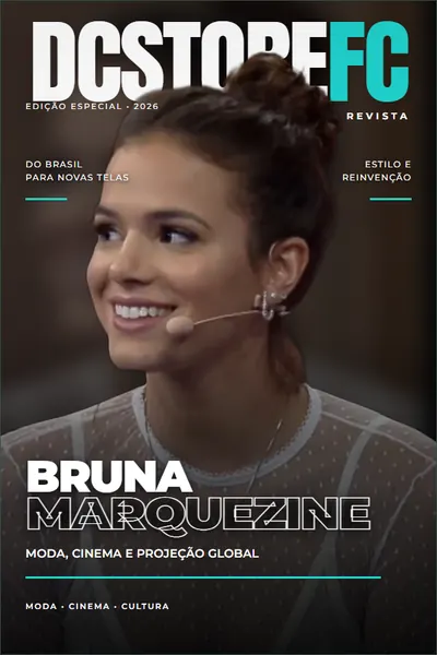 Capa da Revista DC Store com Bruna Marquezine