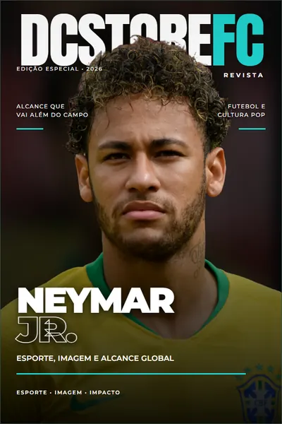 Capa da Revista DC Store com Neymar Jr.