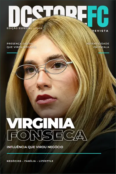 Capa da Revista DC Store com Virginia Fonseca
