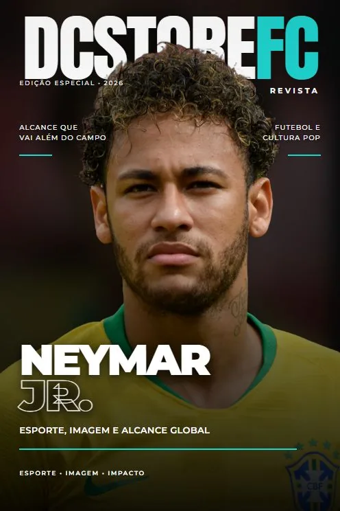 Capa da Revista DC Store com Neymar Jr.