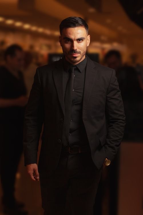 Convidado em evento de cinema
