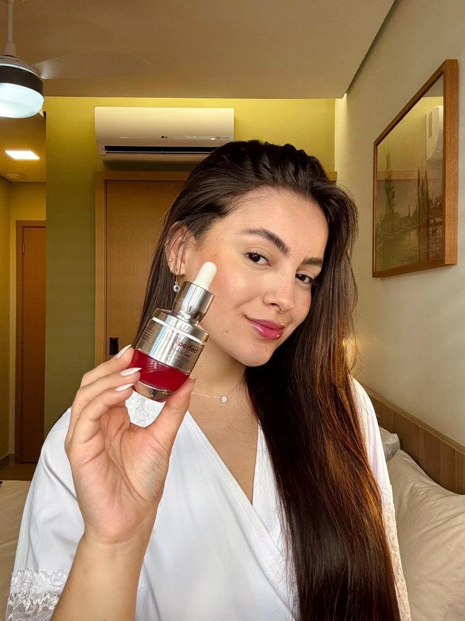 Vanessa Dias em produção de conteúdo de beleza